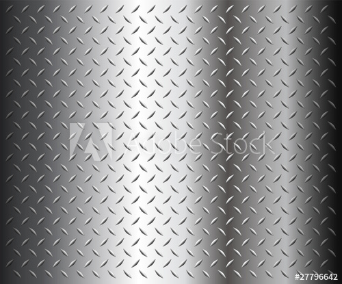 500x415 Metal Diamond Plate Texture, Vector.