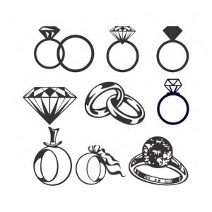 300x300 Free Engagement Ring Clipart Image