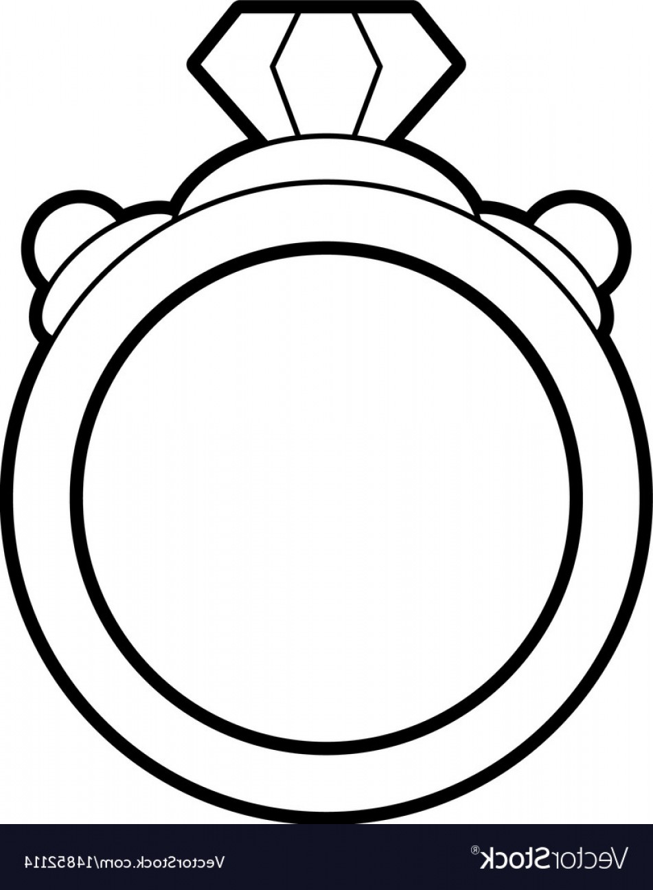 951x1296 Sketch Silhouette Image Diamond Engagement Ring Vector Sohadacouri