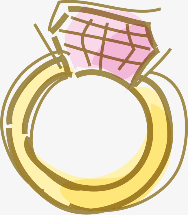 650x745 Vector Hand Drawn Diamond Ring, Diamond Vector, Ring Vector