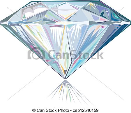 450x390 Diamond Isolated On White Background .