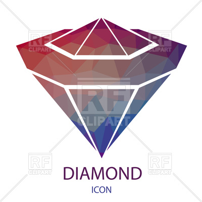 400x400 Diamond Icon Vector Image Vector Artwork Of Icons And Emblems