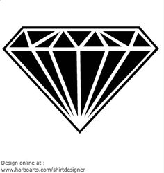 236x250 Black Diamond Vector Clipart