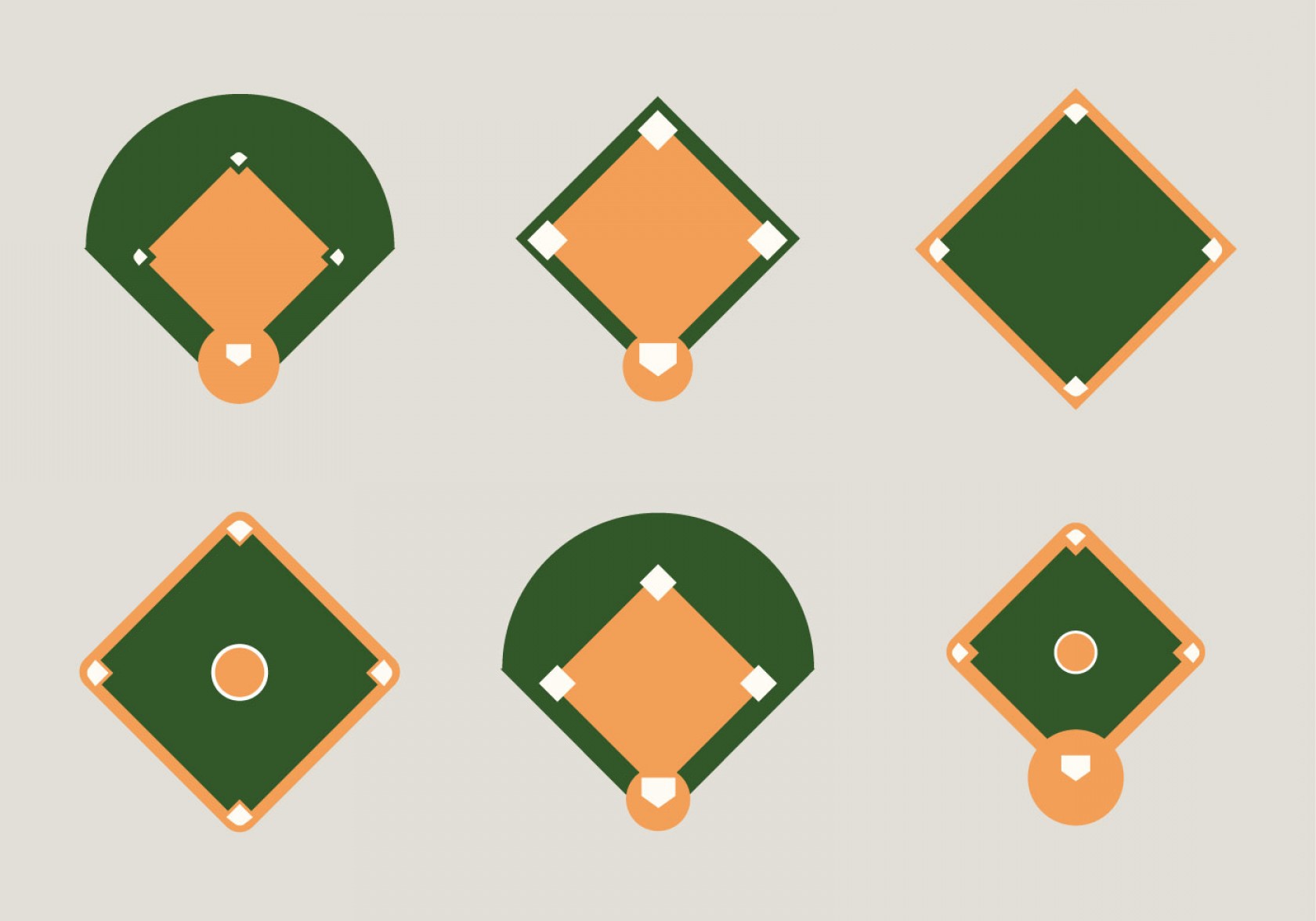 1680x1176 Free Baseball Diamond Vector Illustration Rongholland