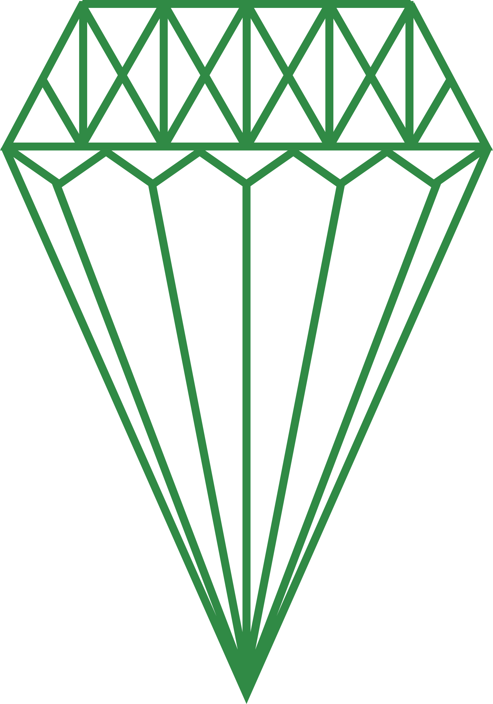 1680x2400 Green Diamond Vector Clipart Image
