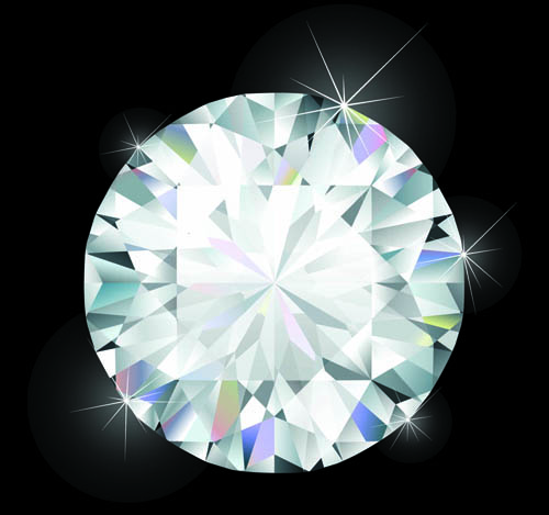500x469 Shiny Diamond Vector Design 01 Free Download