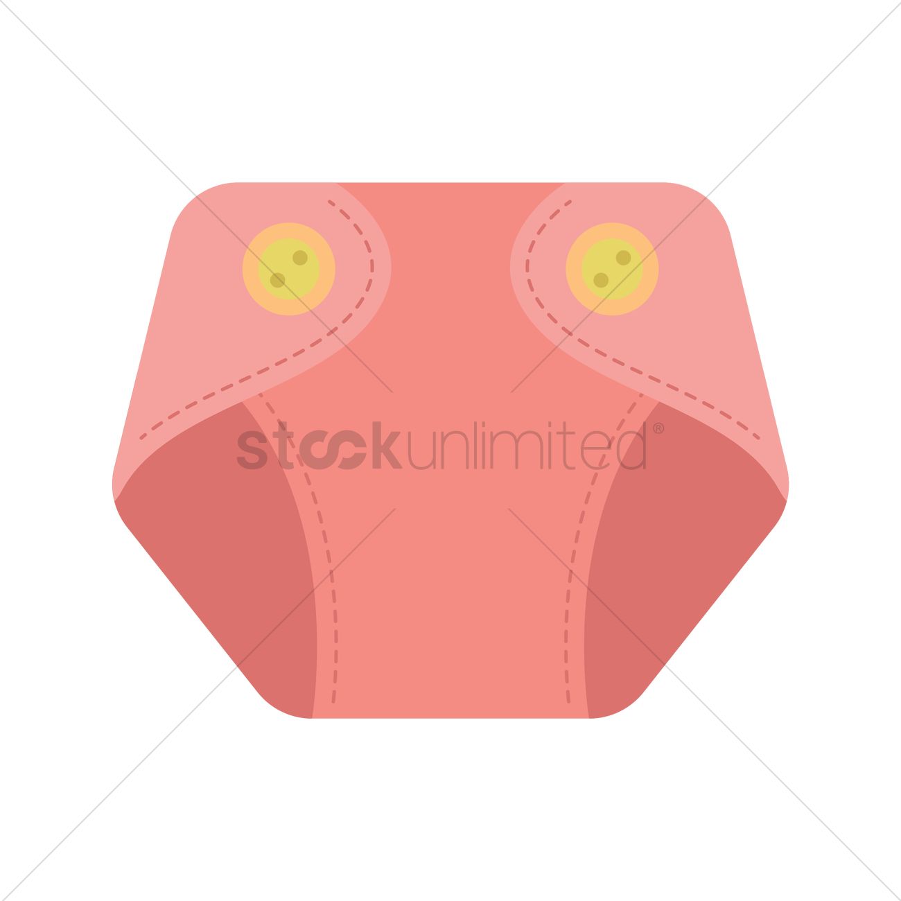 1300x1300 Diaper Vector Image