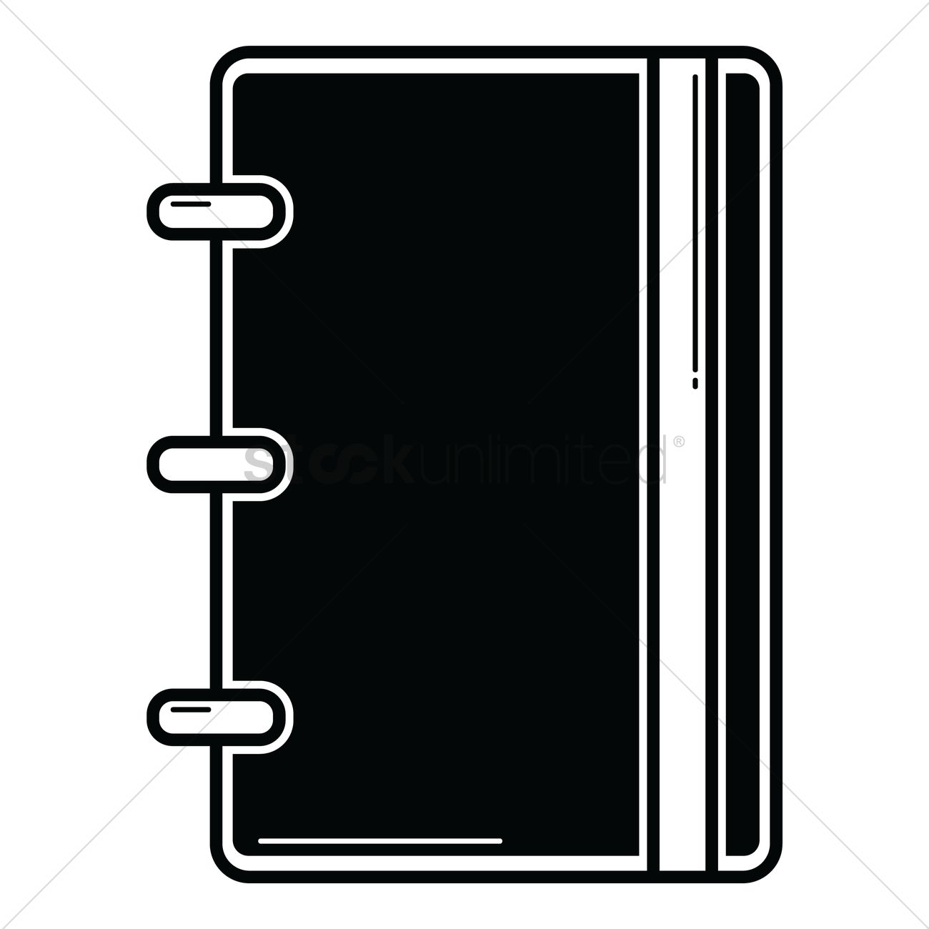 1300x1300 Diary Vector Image
