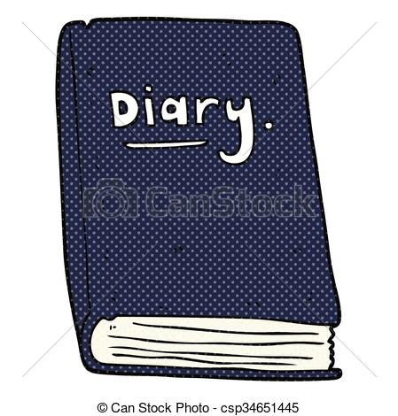 449x470 Freehand Drawn Cartoon Diary.