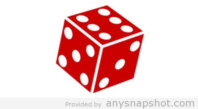 400x221 D6 Six Sided Dice Vector