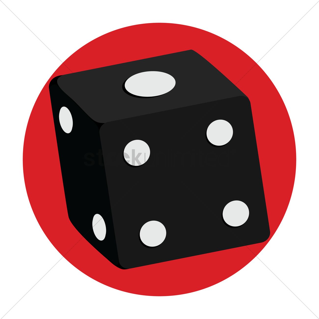 1300x1300 Free Dice Vector Image