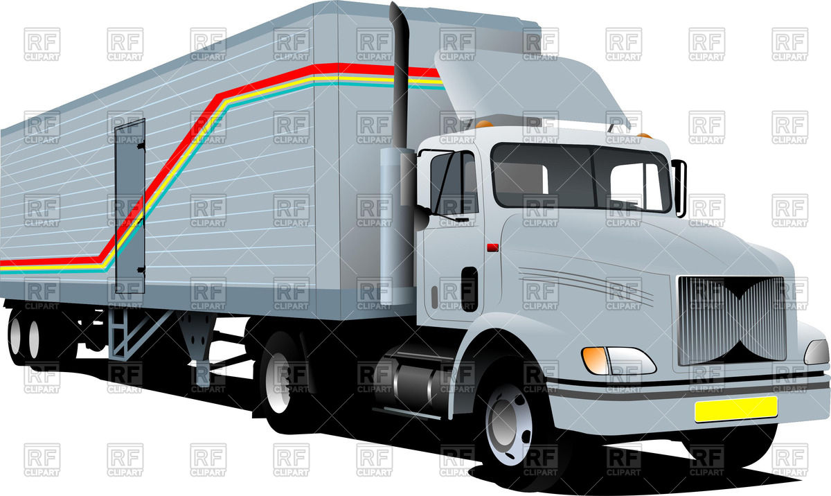 1200x716 American Big Truck Vector Image Vector Artwork Of Transportation