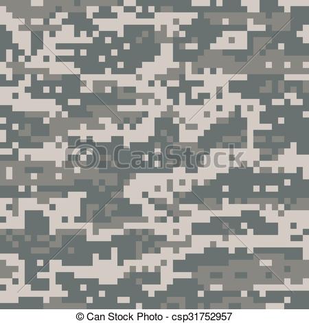 450x470 American Military Digital Camo. An Illustration Of American