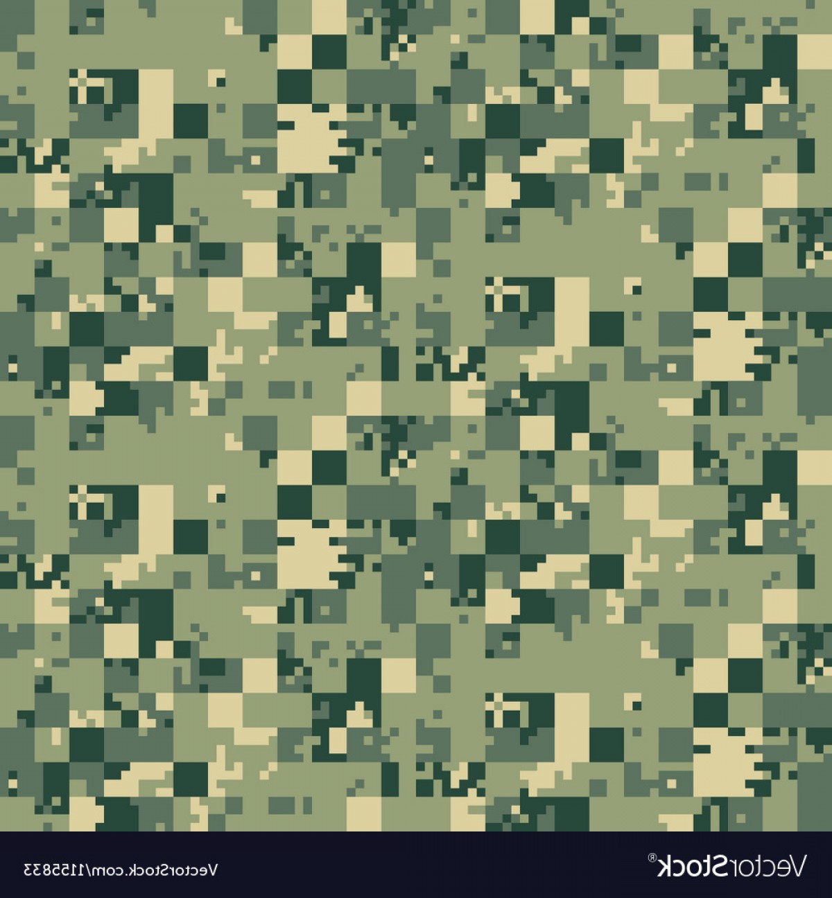 1200x1296 Digital Camouflage Seamless Pattern Vector Arenawp