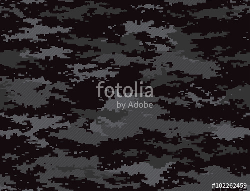 500x382 Digital Pixel Camouflage Black Seamless Pattern Stock Image And