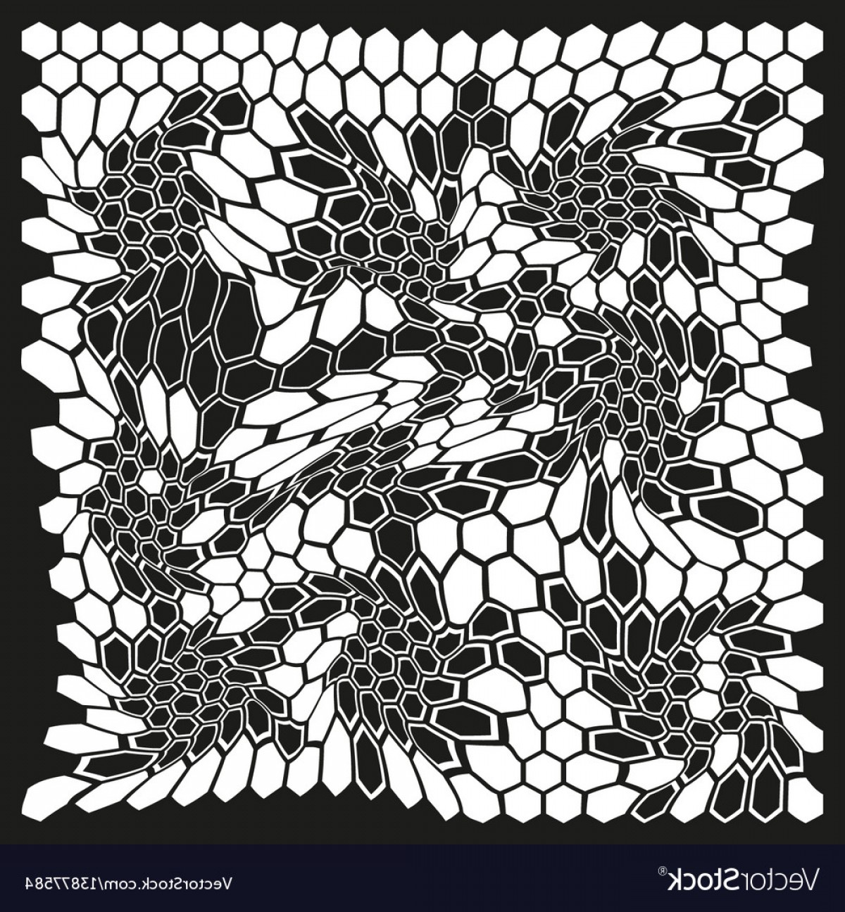 1200x1296 Ornament Modern Honeycomb Digital Camouflage Vector Lazttweet