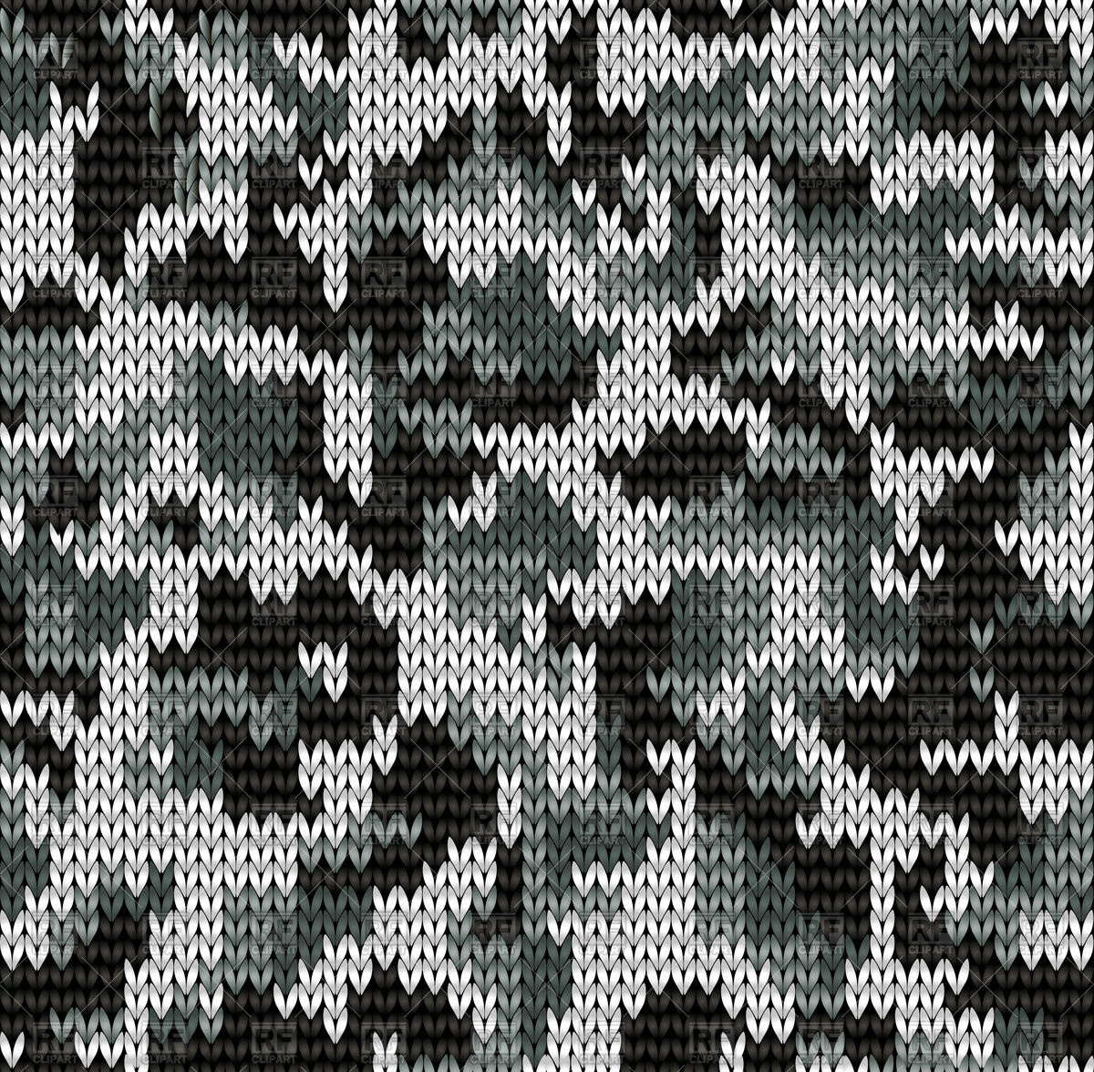 1200x1176 Knitting Seamless Texture With Digital Camouflage Pattern Vector