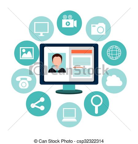 450x470 Social Media And Digital Marketing Graphic Design, Vector