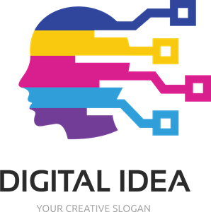 298x300 Multicolor Digital Idea Logo Vector (.eps) Free Download