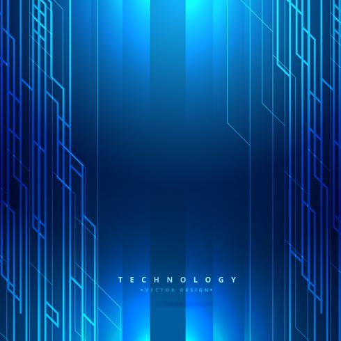 490x490 Technology Digital Blue Background Vector Design Illustration