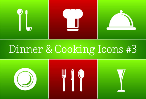 500x342 Cooking Dinner Icons Free Vector Download (18,712 Free Vector) For