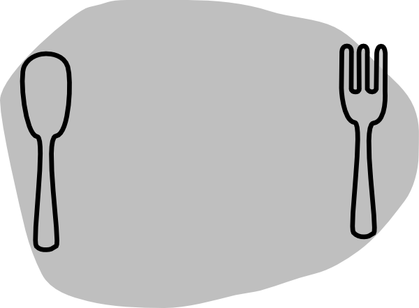 600x442 Collection Of Free Plate Vector Black And White. Download On Ubisafe