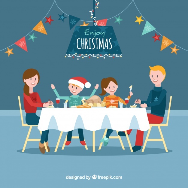 626x626 Christmas Dinner Vectors, Photos And Psd Files Free Download
