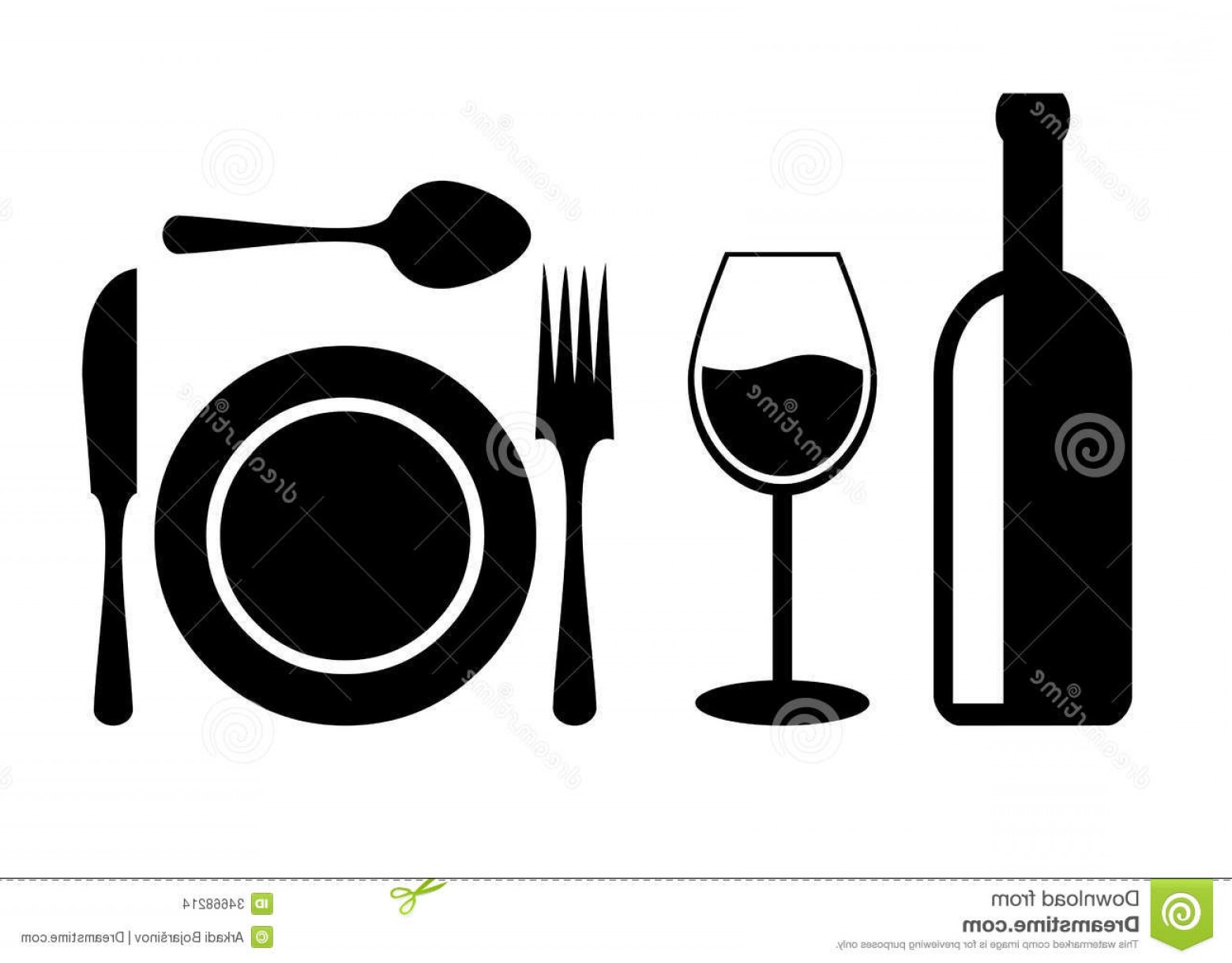 1560x1220 Stock Images Table Accessories Dinner Vector Illustration Image
