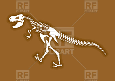 400x283 Dinosaur Skeleton Vector Image Vector Artwork Of Icons And