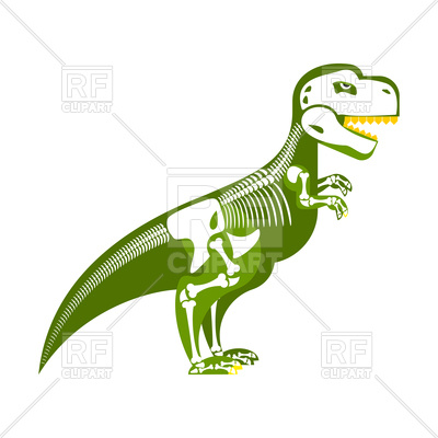 400x400 Dinosaur Skeleton Vector Image Vector Artwork Of Plants And