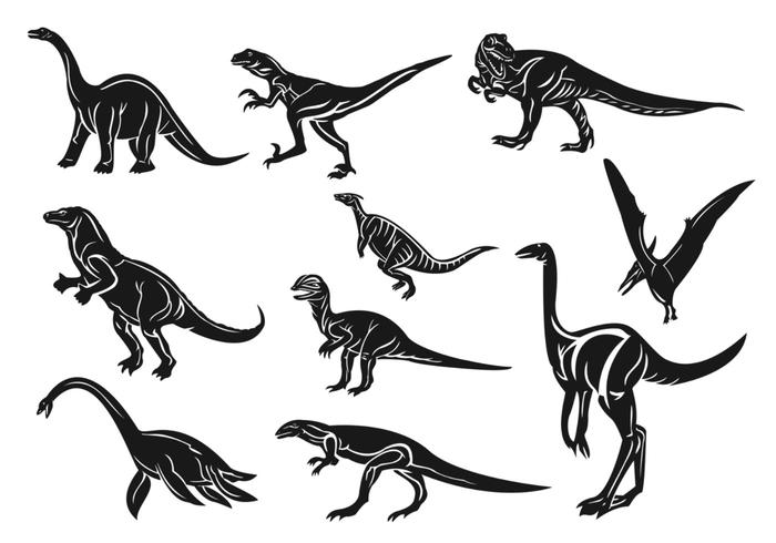700x490 Dinosaur Vector Pack