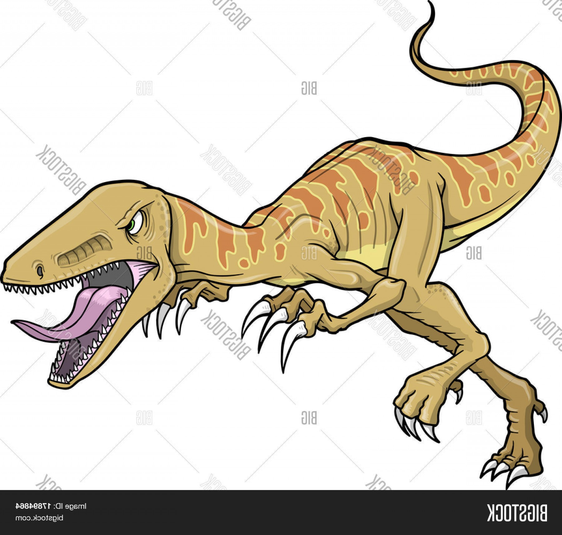 1800x1713 Stock Vector Raptor Dinosaur Vector Illustration Sohadacouri
