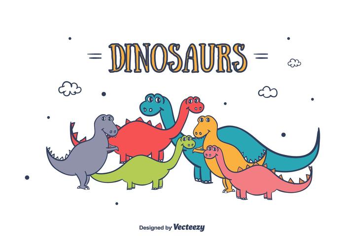 700x490 Dinosaurs Vector