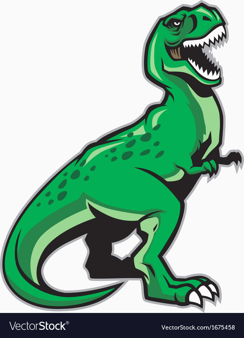 781x1080 Dinosaur Vector Beautiful Trex Dinosaur Royalty Free Vector Image