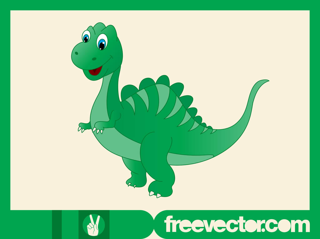 1024x765 Happy Cartoon Dinosaur Vector Art Amp Graphics