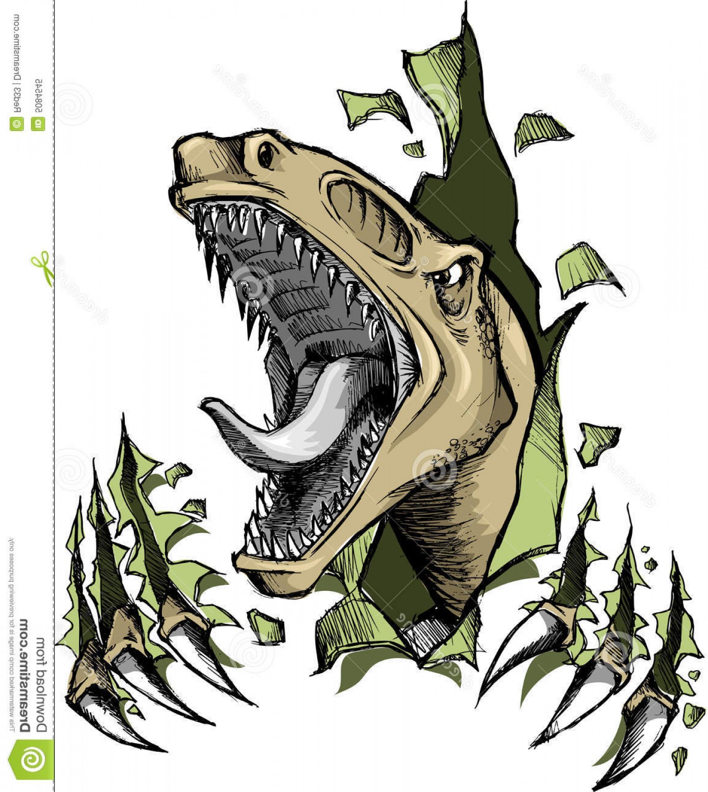1395x1560 Royalty Free Stock Photo Raptor Dinosaur Vector Image Sohadacouri