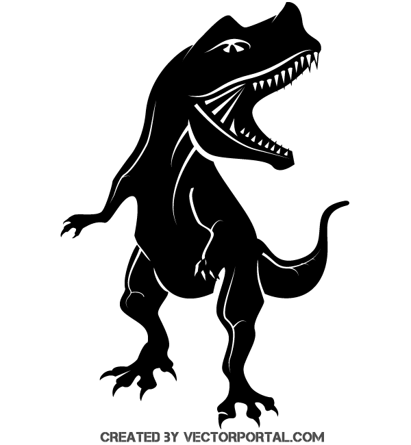 600x650 Vector Clipart Dinosaur