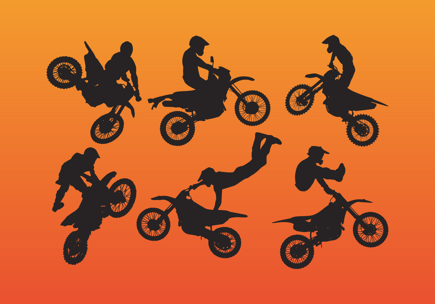 1400x980 Dirt Bike Vector