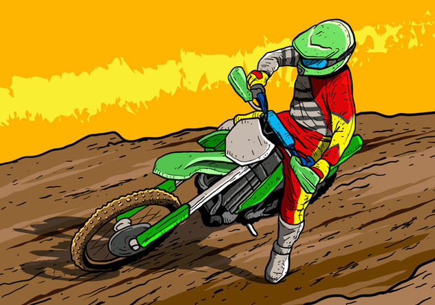 632x443 Dirt Bikes Motorcycle Rider Free Vector Download 407699 Cannypic