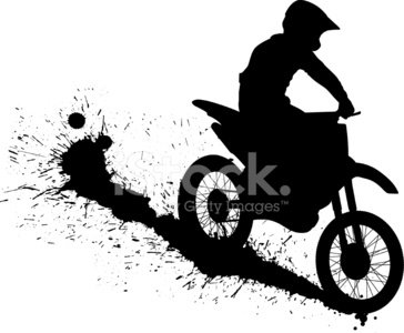 364x300 Dirtbike ~ Vector Stock Vectors