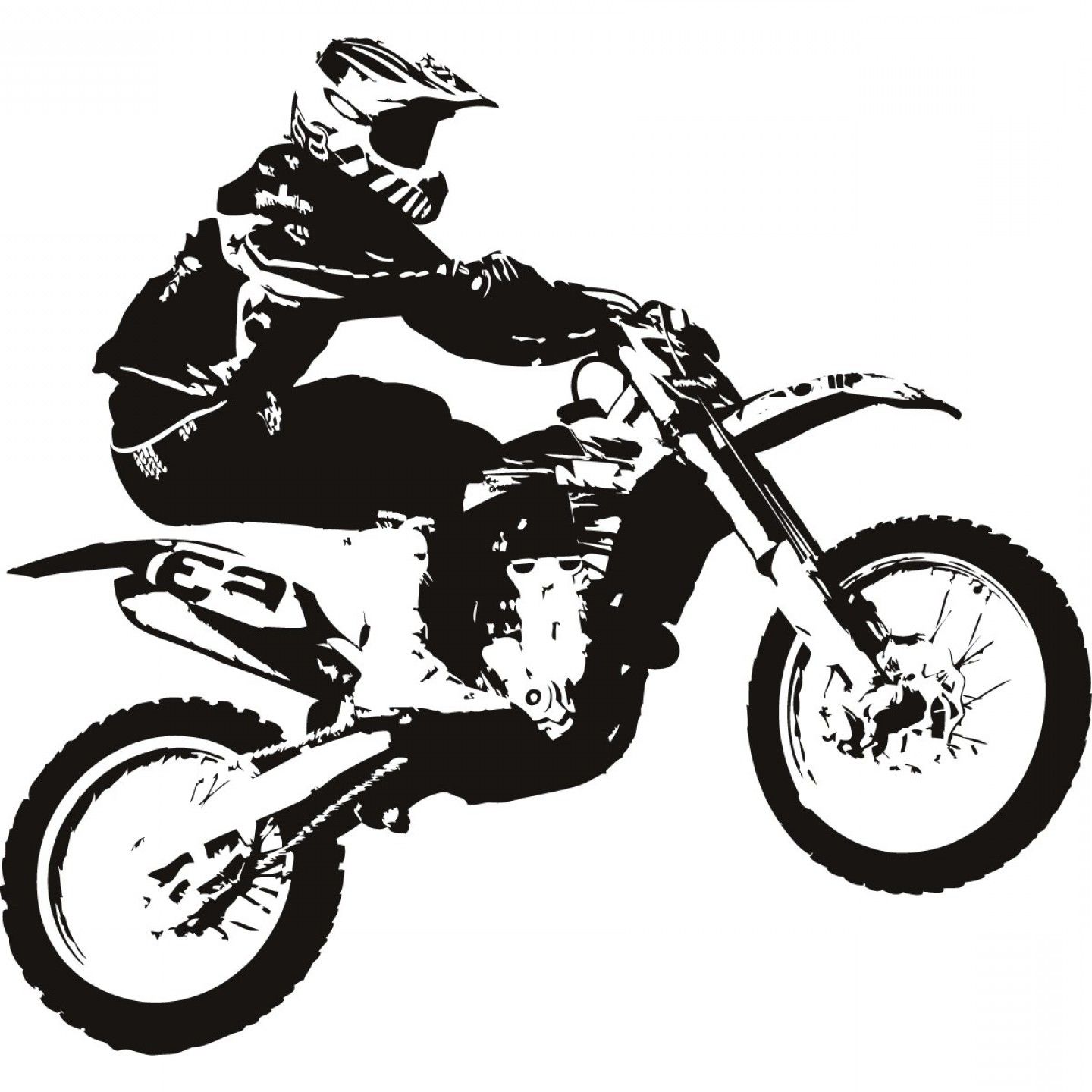1440x1440 Race Clipart Dirt Bike Helmet Cute Borders, Vectors, Animated