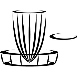 300x300 Disc Golf Basket Logo