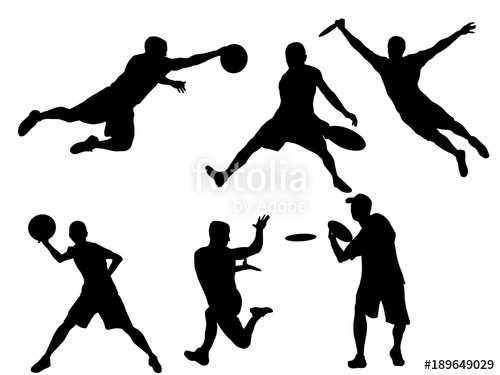 500x375 Disc Golf Silhouette Stock Image And Royalty Free Vector Files On
