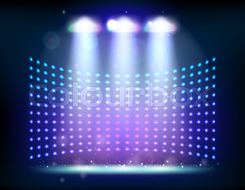 800x621 Scene Illumination Show, Bright Lighting With Spotlights