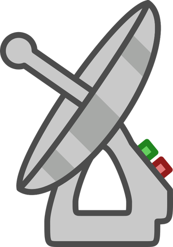 351x500 Satellite Dish Vector Clip Art Public Domain Vectors