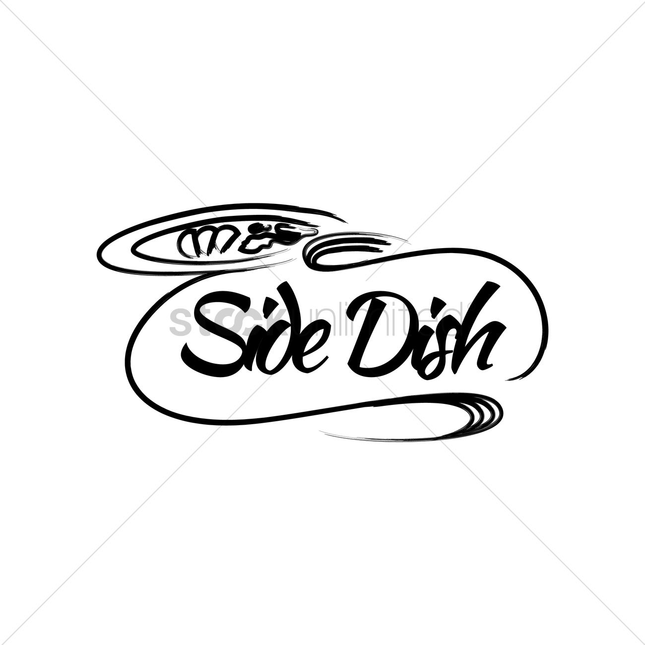 1300x1300 Side Dish Vector Image
