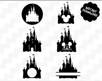 The best free Disney castle vector images. Download from 1001 free ...