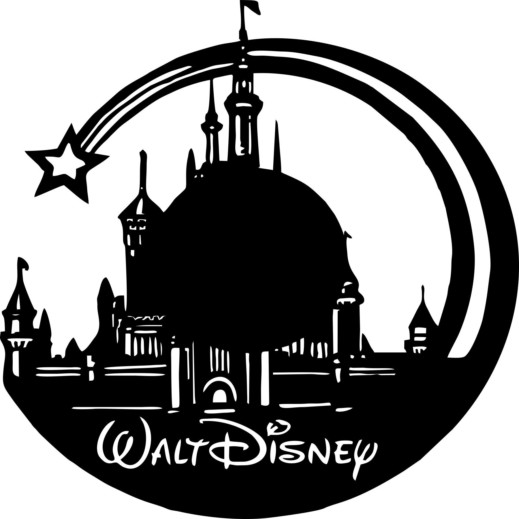 1800x1800 Walt Disney Vinyl Wall Clock Free Vector Download