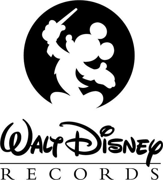 542x600 Walt Disney Records Free Vector In Encapsulated Postscript Eps