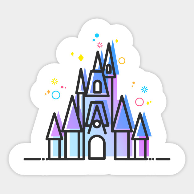 630x630 Fairytale Magic Castle Vector Artwork